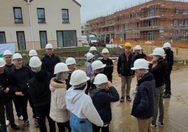 Visite d'un chantier de BTP des 3èmes Prépa-Métiers lors de la « découverte professionnelle »
