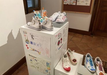 L'exposition des 1AA au musée de la chaussure de Romans sur Isère qui a rencontré un vif succès durant la nuit des musées