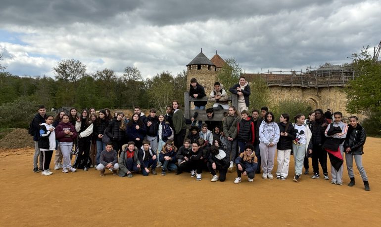 Visite d'un château fort à Guédelon pour les élèves de 5èmes